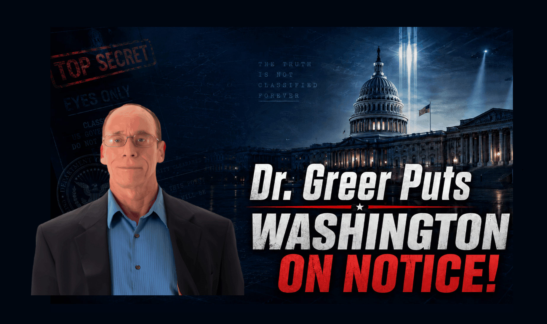 Dr. Greer Puts Washington on Notice!